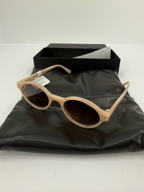Carolina Lemke Berlin Eyewear Vertigo Beige Milky with Luxury Premium Case